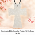 Handmade Plain Cross Car Freshie Air Fresheners