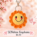 Crocheted SONshine Keychains
