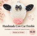 Handmade Faith and Farm Cow Car Freshie Air Freshener