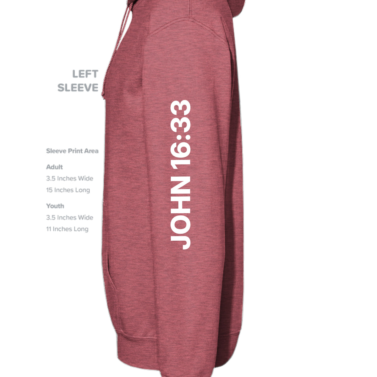 Heather Sport Scarlet Red - SLEEVE_LEFT