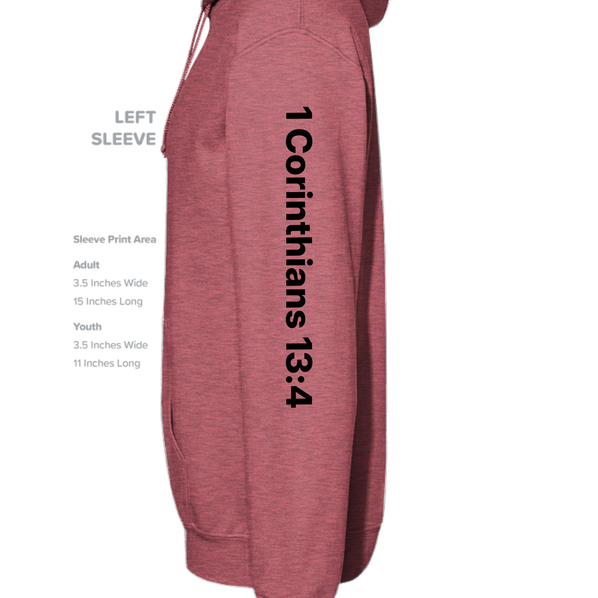 Heather Sport Scarlet Red - SLEEVE_LEFT