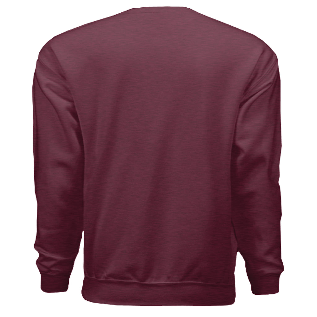 Heather Sport Dark Maroon - BACK