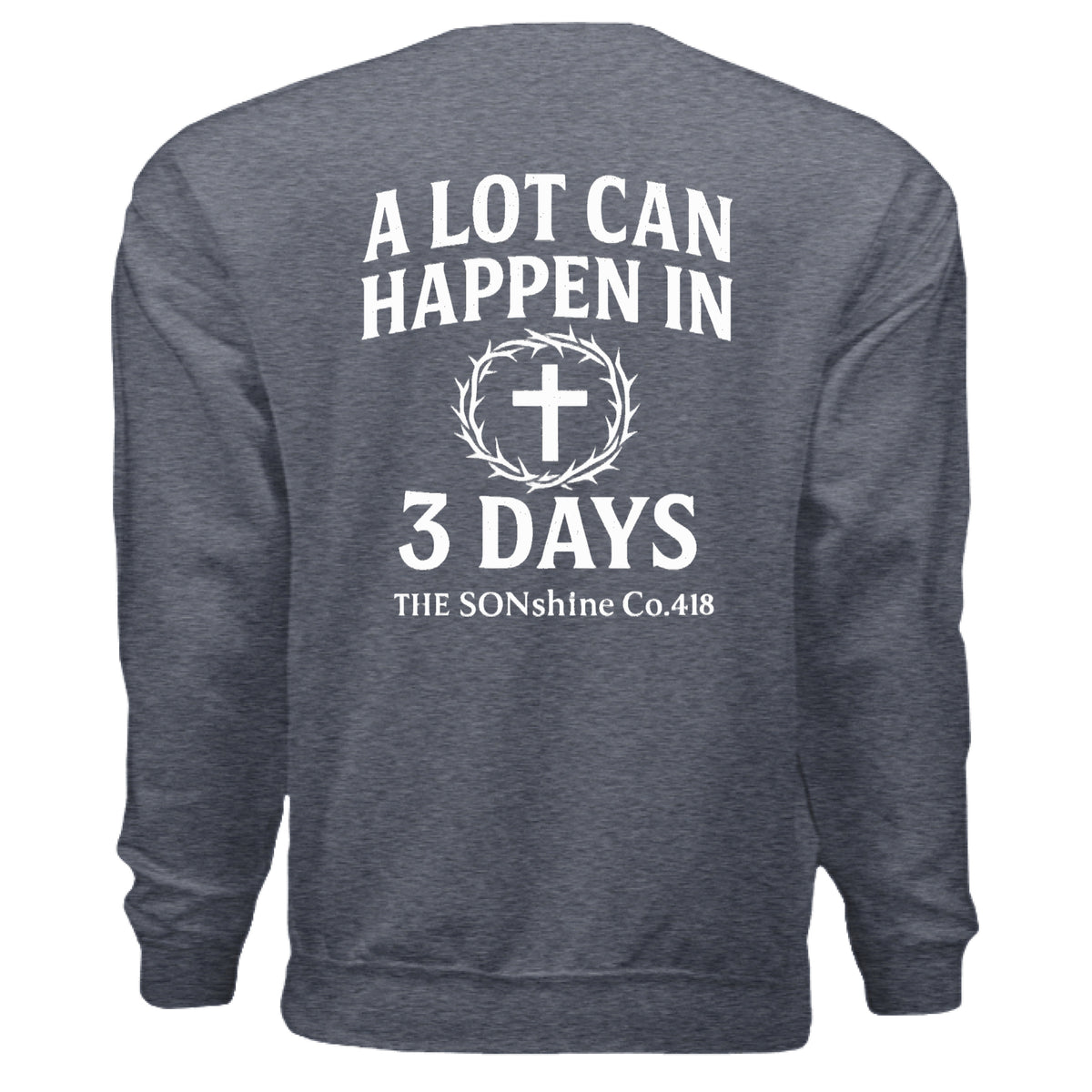 Heather Sport Dark Navy - BACK