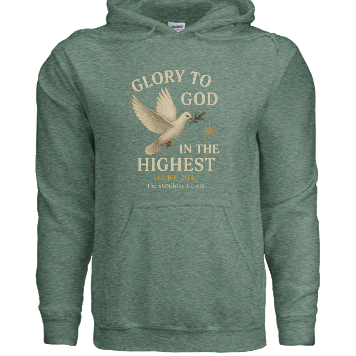 Heather Sport Dark Green - FRONT